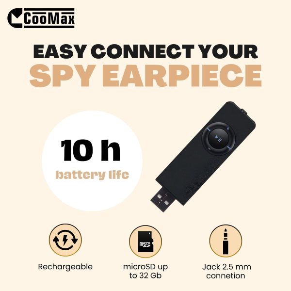 MP3 for Spy Earpiece Recordings