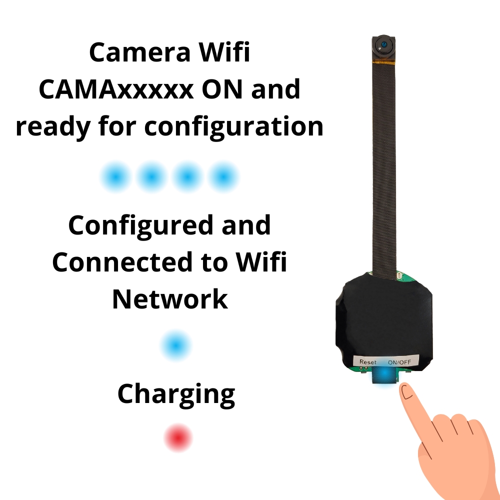 Status Lights Hidden Camera WIfi HD