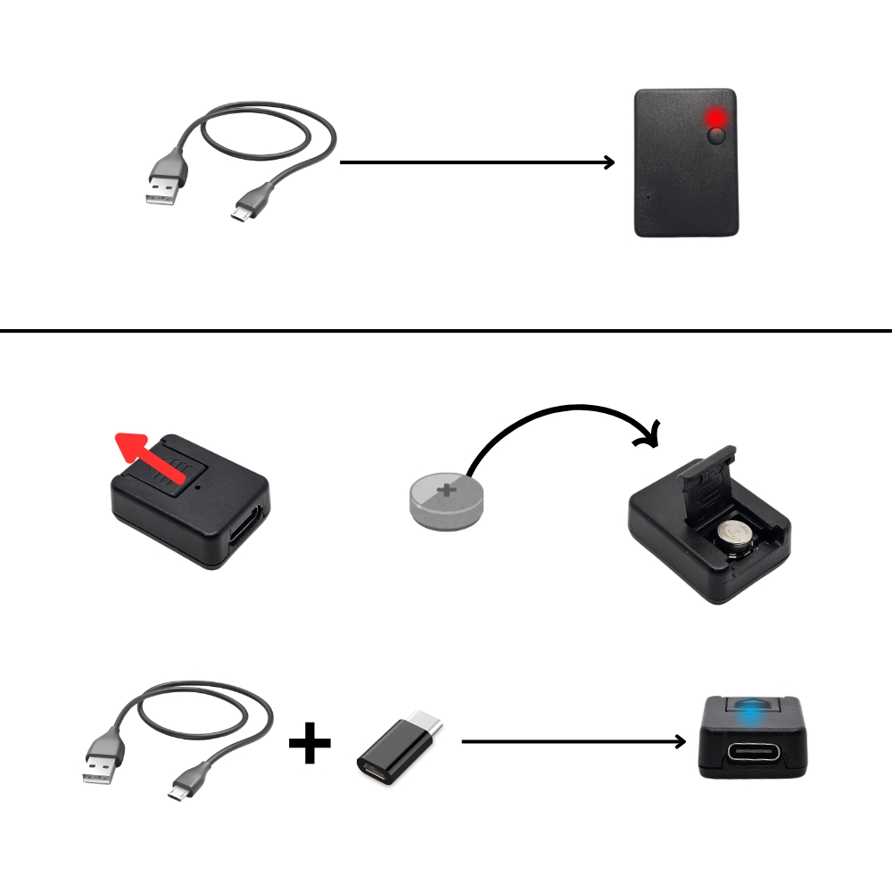 Bluetooth Microphone and MegaMini Charging Cord
