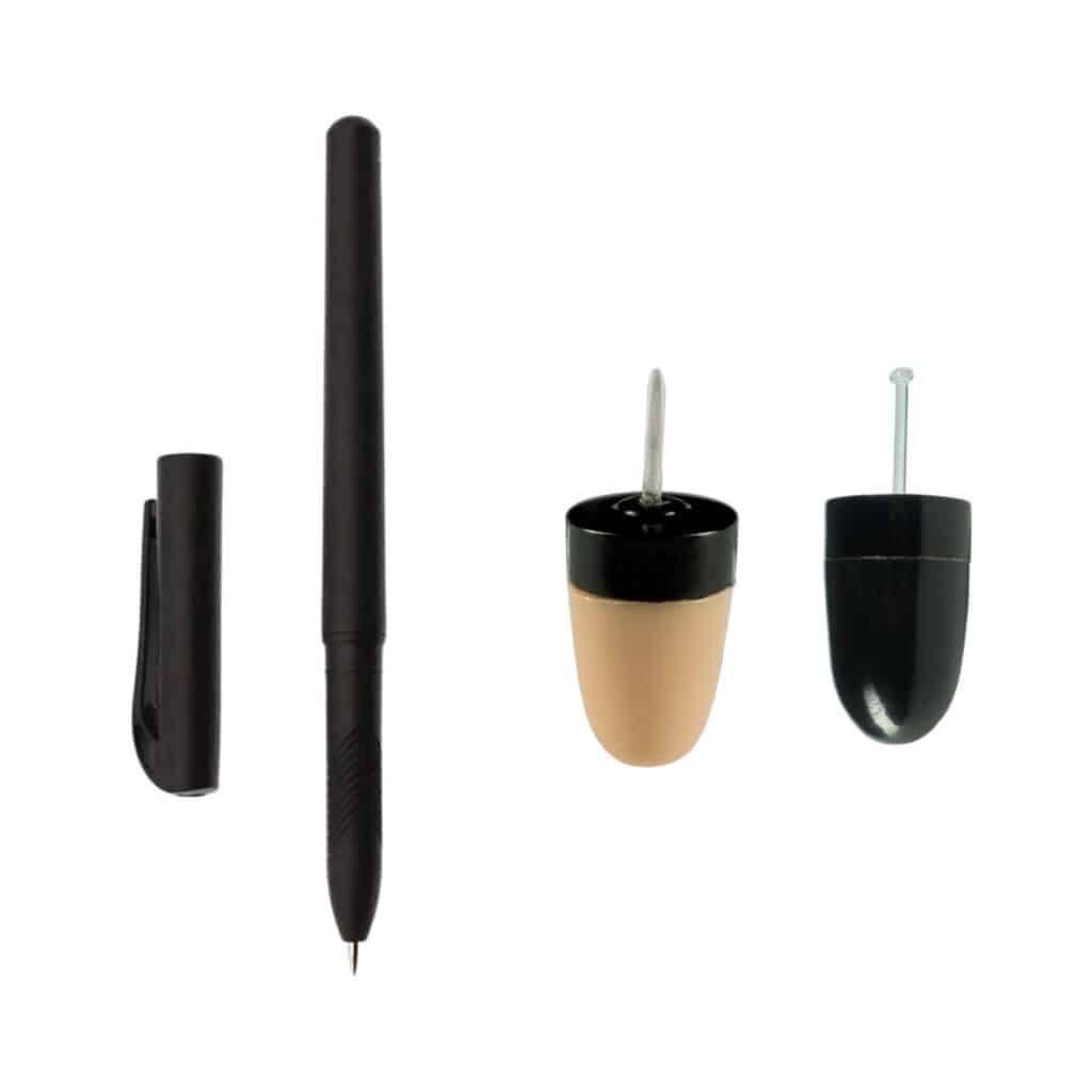 Vip Pro Pen and separate cap beside SuperMini and UltraMini receivers, shown as alternative configurations.