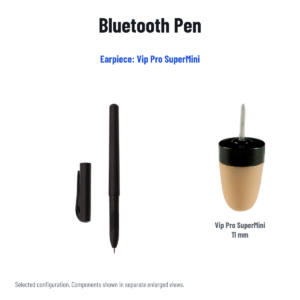 Bluetooth Pen Earpiece Kit — Spy Earpiece: Vip Pro SuperMini