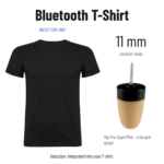 Bluetooth T-Shirt Earpiece Kit