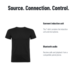 Bluetooth T-Shirt Earpiece Kit — product gallery 2