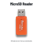 MicroSD Reader and USB-C Adapter