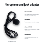 Wired Microphone and Jack Adapter — product gallery 2