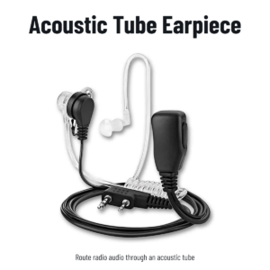 Two-Pin Acoustic Tube Earpiece