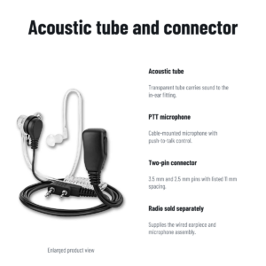 Two-Pin Acoustic Tube Earpiece — product gallery 2