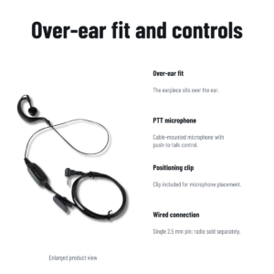 2.5 mm Over-Ear Radio Earpiece — product gallery 2