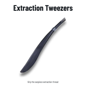 Earpiece Extraction Tweezers